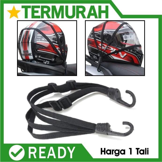 Tali bagasi KARET motor jaring helm bagasi Jok Pengikat Barang ikatan