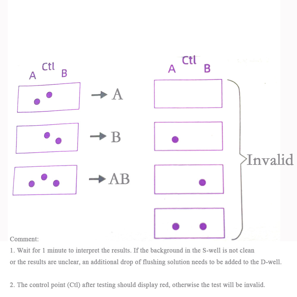 Feline Pet Cat Blood Typing Kit 5 Strips Rapid Quick Test Detection Kit Lab Breeng Card Supplies