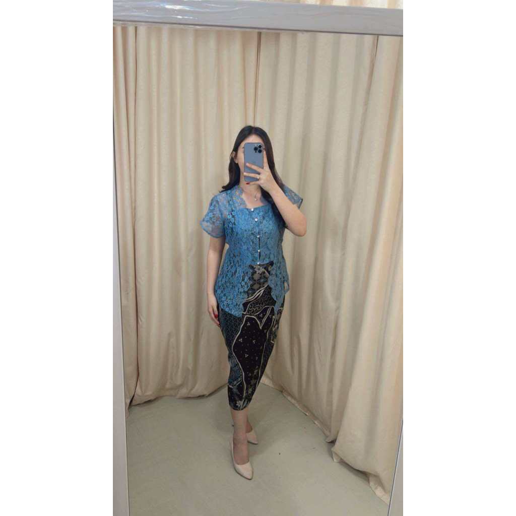 DRESS BATIK HAGIA/DRESS BATIK WANITA/KEBAYA WANITA/KEBAYA WISUDA/DRESS NATAL