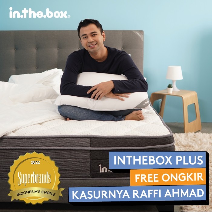 Kasur Spring Bed IN THE BOX PLUS 160x200 (Queen) - FREE BANTAL