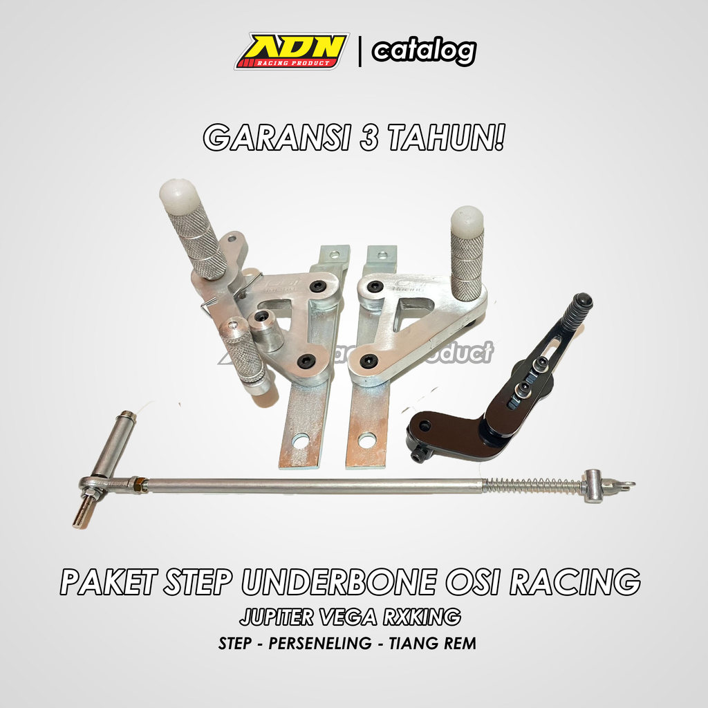 Paket Step UB Underbone Dural OSI Racing Jupiter Rxking