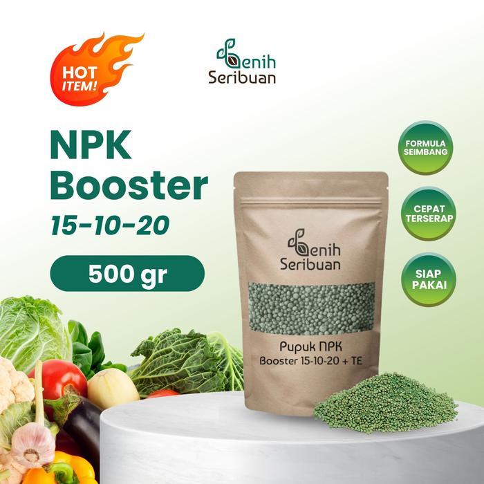 PUPUK NPK BOOSTER 15-10-20 +TE  500gr CAP TAWON Bunga Tanaman Kalium Pupuk Tanaman Generatif - NPK B