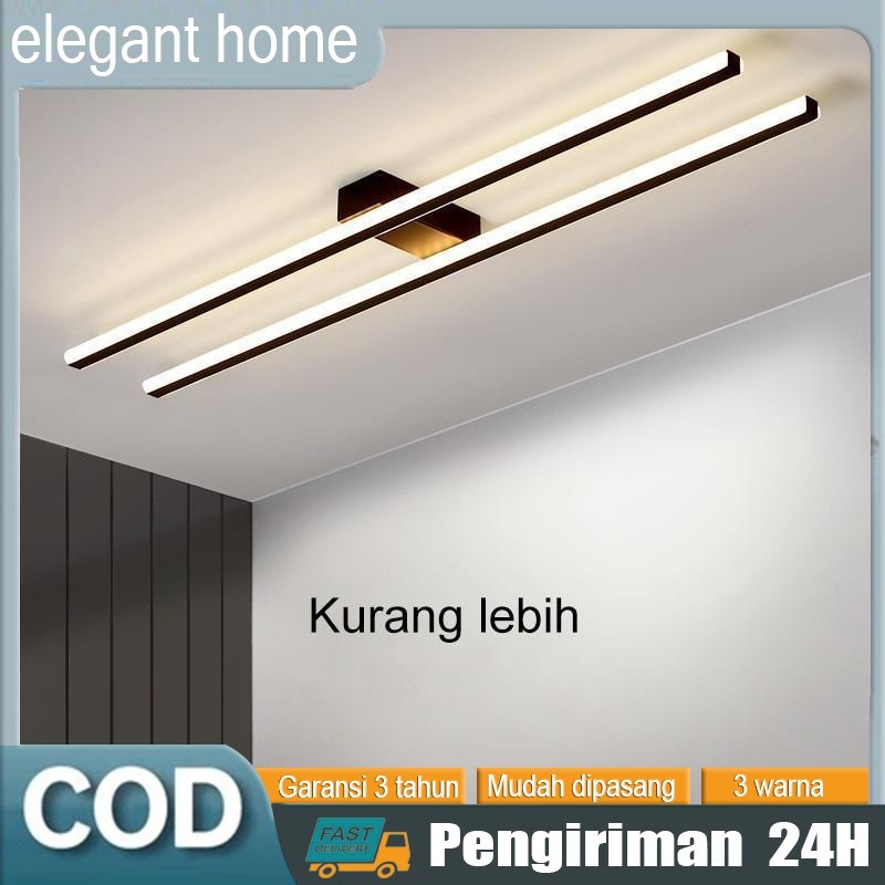 Lampu Plafon Koridor LED Ceiling Light Lampu Hias Rumah Ruang Tamu Kamar Minimalis Tempat Lampu Loro