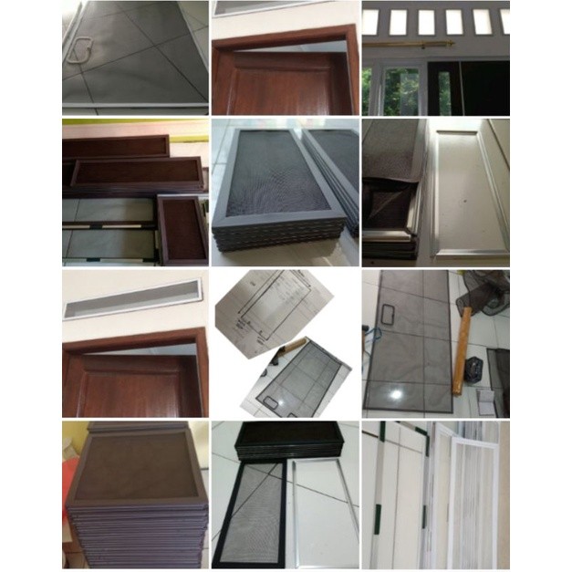 HS Kasa nyamuk fiberglass / Penutup lubang ventilasi / Jendela / pintu teralis