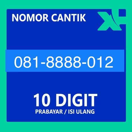 NOMOR no SUPER CANTIK DAN LANGKA XL 10 digit