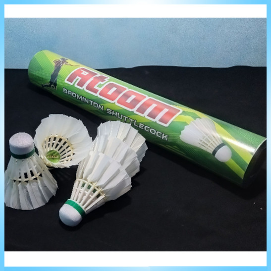 Shuttlecock, bahan pilihan/kok badminton/1 slop isi 12 pcs