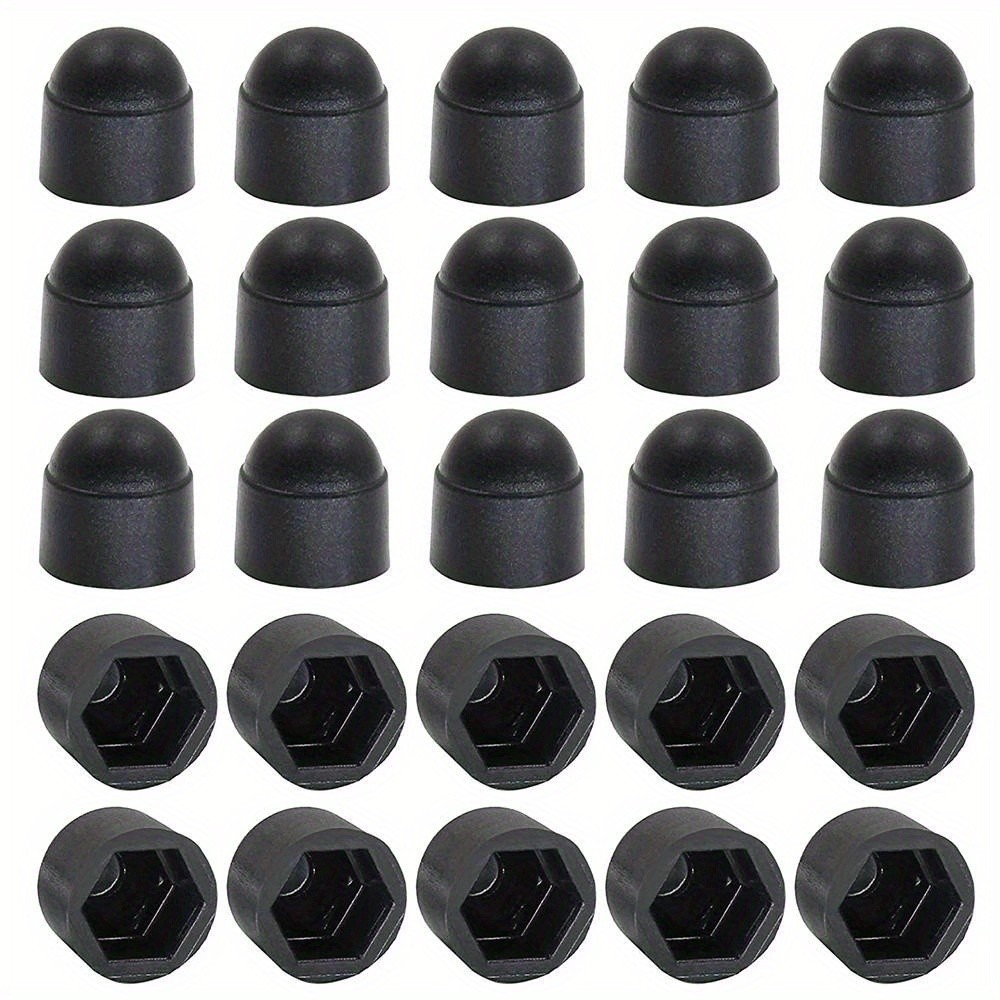 Value Pack 50pcs In Bag M4 M5 M6 M8 M10 M12 Bolt Nut Dome Protective Cap Cover Exposed Hexagonal Pla