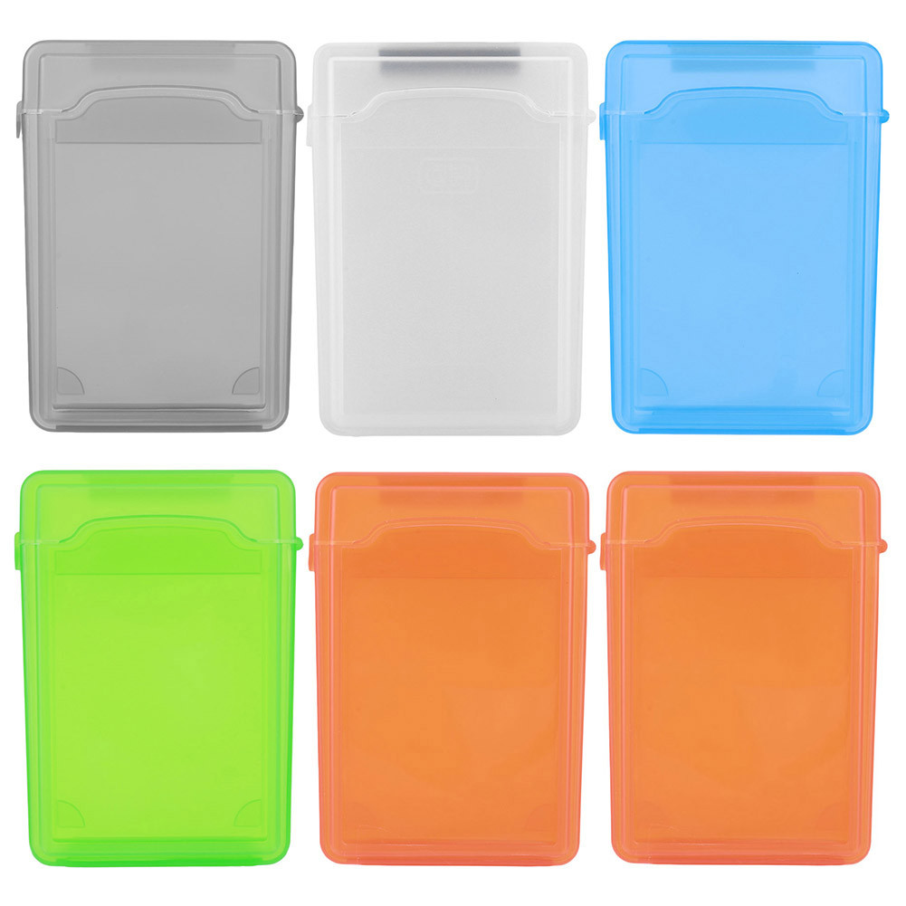35 Inch IDE SATA HDD 3pcs Caddy Case Dustproof Plastic Portable Protection Hard sk Shockproof HDD Ha
