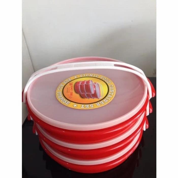 Kotak Makan /Tempat Makan / Rantang Plastik Catering Serbaguna 3 susun