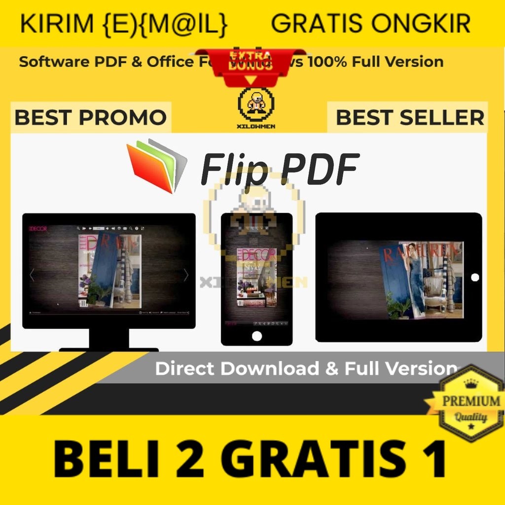 Flip PDF Professional Pro - konversi PDF canggih untuk membuat buku flipbook interaktif dari file PD