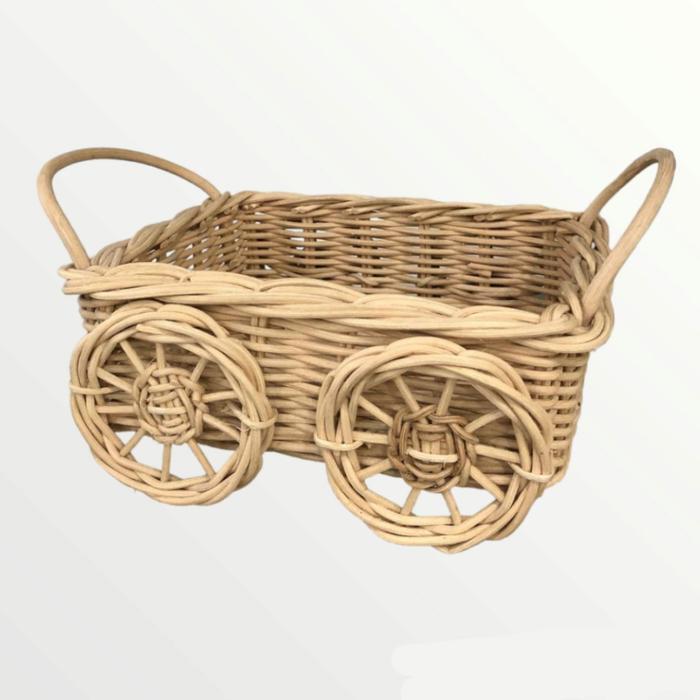 Keranjang Rotan Souvenir Roda Keranjang Hampers Hantaran Pernikahan