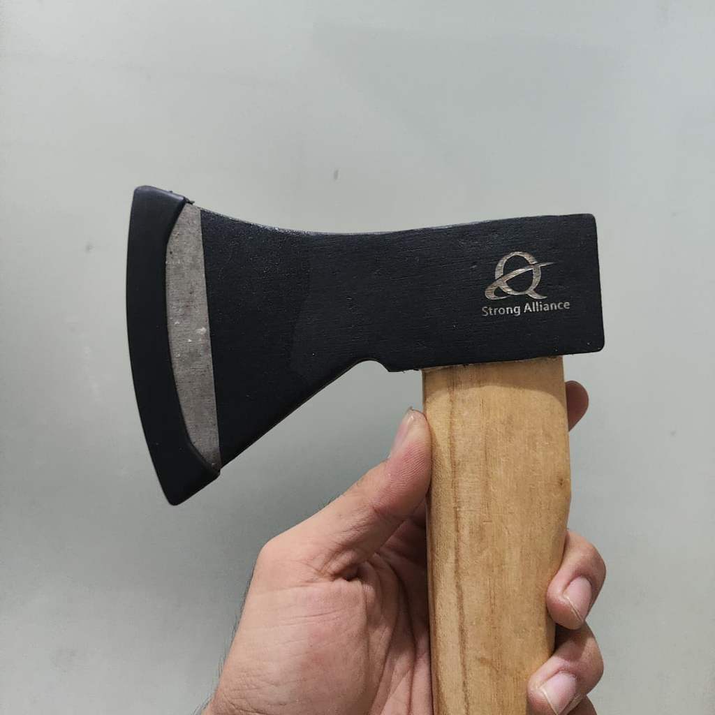 NEW ARRIVAL Kampak kayu Fiber 600 gr super tajam Kapak Gagang Fiber Lapis Karet 600gr