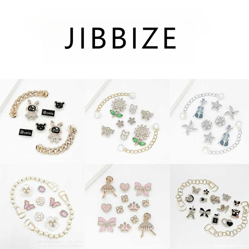 Original Jibbitz Sandal Diy Jibbitz Pink Intan Blingbling
