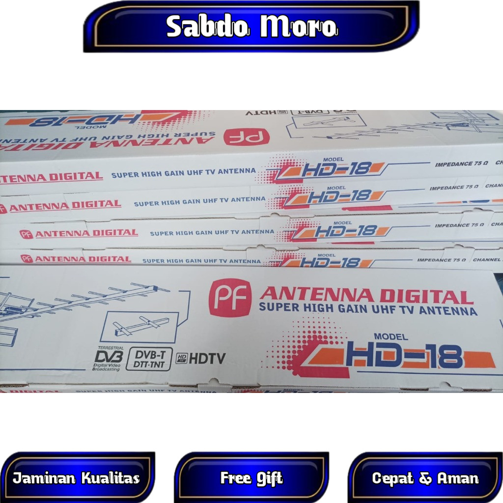 Antena Digital PF HD18 / Antena PF HD-18 FREE KABEL