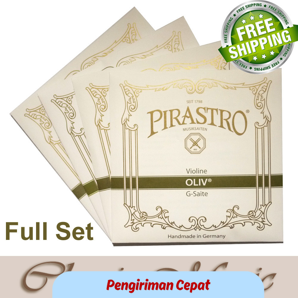 PCP Oliv Violin Strings Full Set (211021), Original ,Made in Germany,Gold E