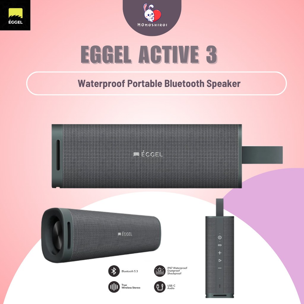 Eggel Active 3 Waterproof Portable Bluetooth Speaker