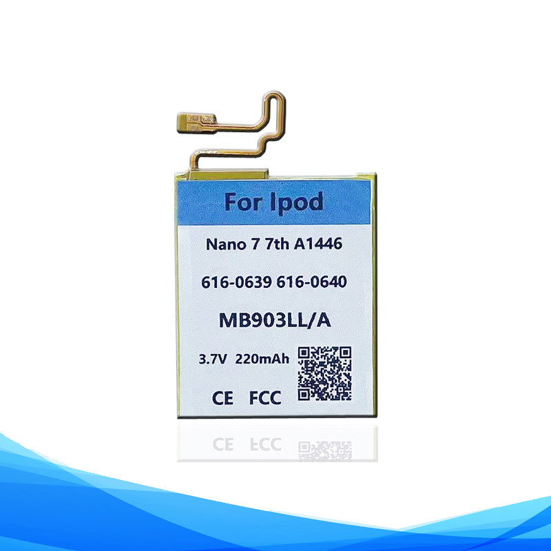 Original Replace 220mAh 616-0639 616-0640 Battery For Apple iPod Nano 7th 7G 7 Gen Nano7 A1446 MP3 M