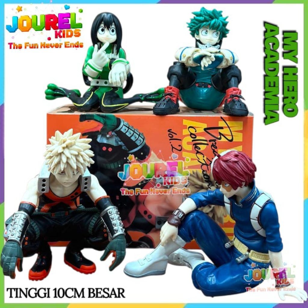 PAJANGAN Action Figures My Hero Academia Break Time Collection Tinggi 10cm Izuku Midoriya / Katsuki 
