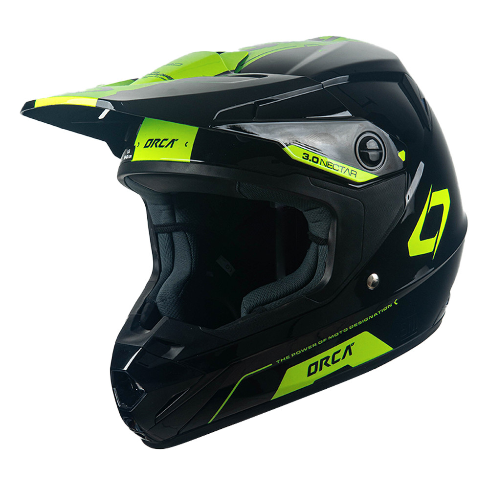 Orca Powergear - Helm Orca Atom Nectar 3.0 Black Fluo