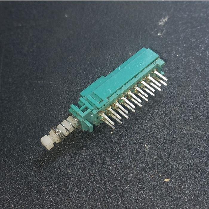 saklar DPDT mini switch 2x9 18pin on off mute lph hpf mixer kecil 18 18p 18 kaki pin 1