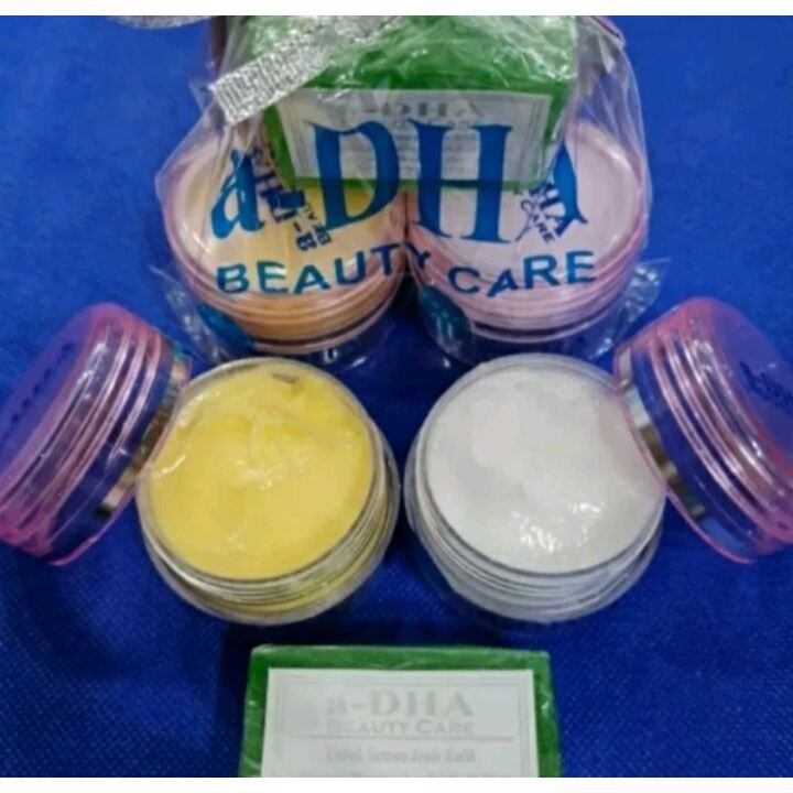 cream adha pink original mds holo biru emboss/pink original mds