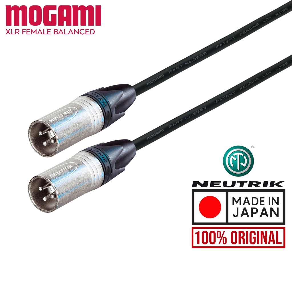 Mogami-Neutrik Original | Kabel Audio Mogami XLR Male to XLR Male - Mogami Made In Japan | Mogami Of