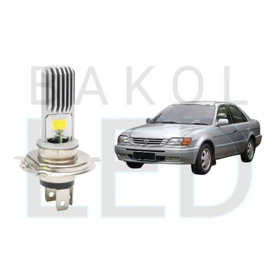 2pcs Lampu Utama LED H4 COB Mobil Toyota Soluna BL