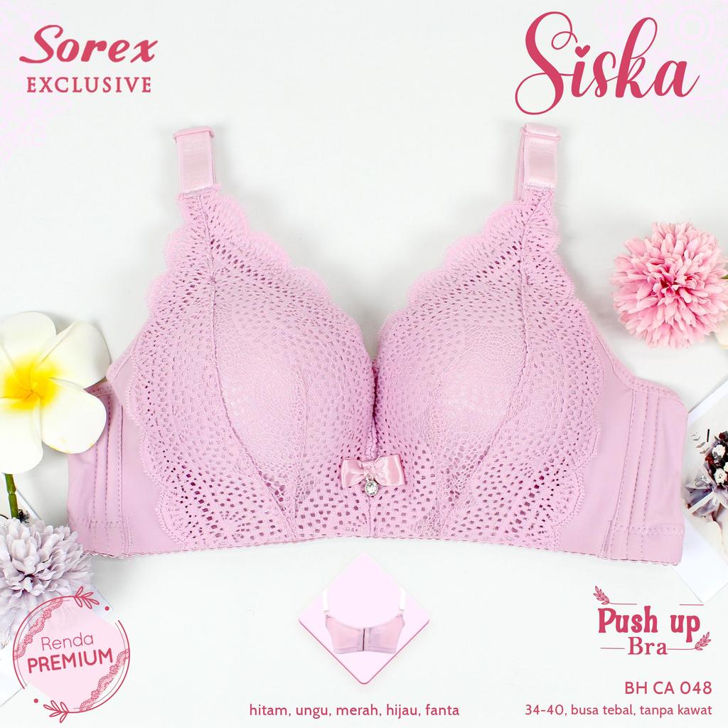 bra push up renda cantik bh pus up mewah lift up mengangkat payudara SOREX ori Exclusive Bra BH Push