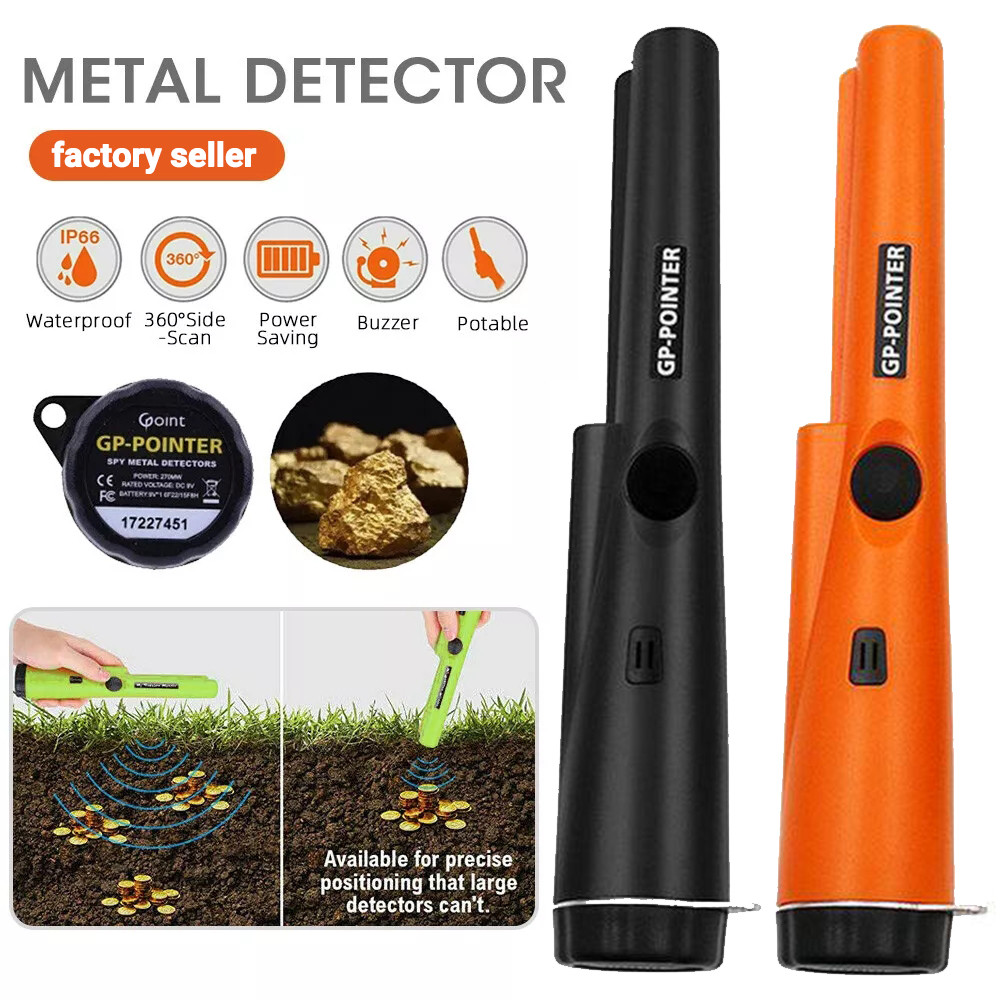 Metal Detector Handheld ving Detector GP Pointer Metal 360 Degree Scan Accurate Pointer Waterproof C