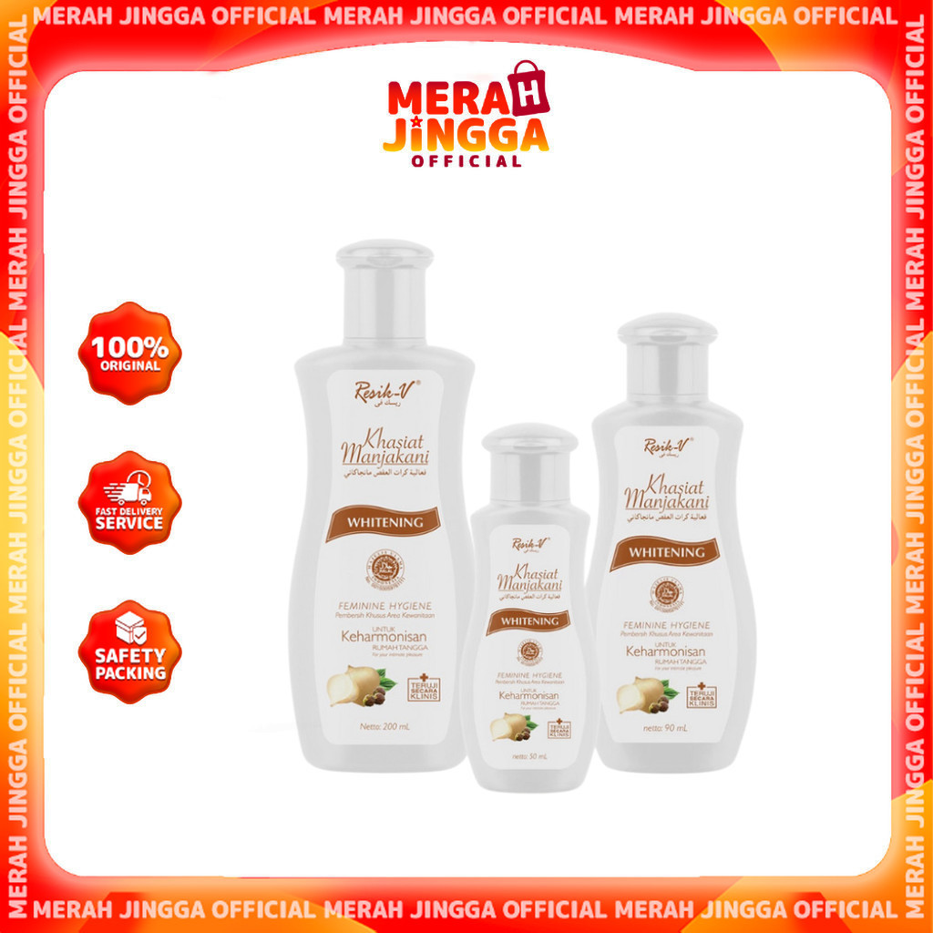 Resik-V Manjakani Whitening - Sabun Pembersih Kewanitaan | Merah Jingga Official