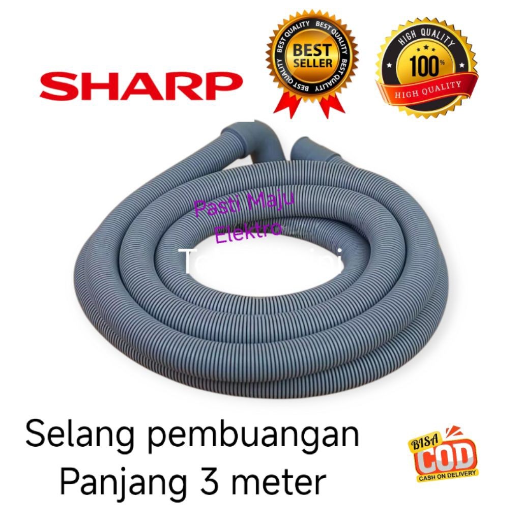 Selang Pembuangan Mesin Cuci SHARP Front loading 3 Meter