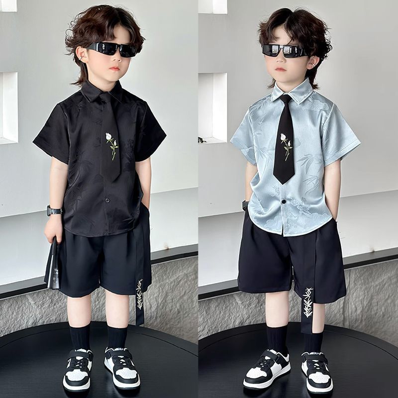 Setelan Jas Anak Laki-Laki Musim Panas - Gaun Resmi Hiasan Pengantin, Ultah, Acara Penyampaian & Per