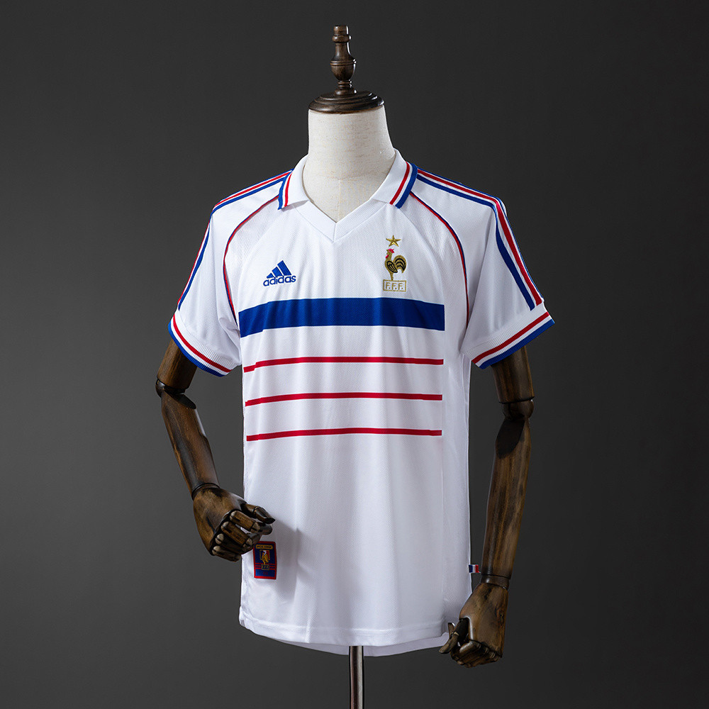 Jersey Retro France 1998 away T shirt pria