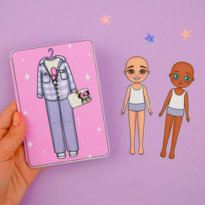 Sudah Dilaminasi Paper doll busy book kids doll paper book montessori learning Plus Bonus