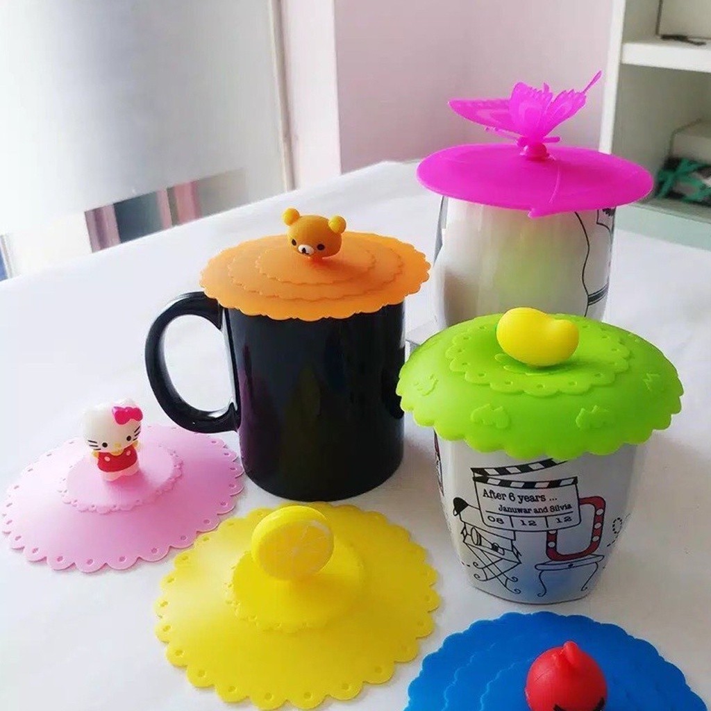 KBR Tutup Gelas Silikon Tutupan /Tutup Gelas Silikon Karakter R872