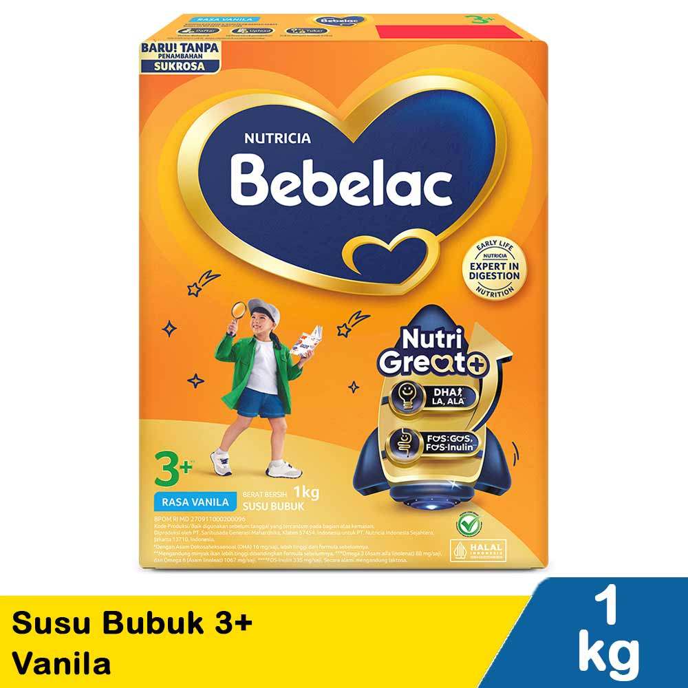 BEBELAC 4 / 3+ SUSU BUBUK VANILLA 1000g
