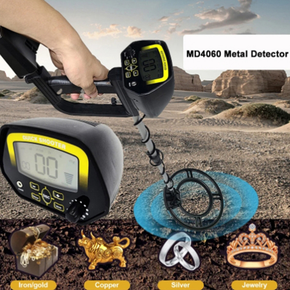 MD-4060 High Sensitivity Metal detector Professional Underground gold detector pointer (battery not 