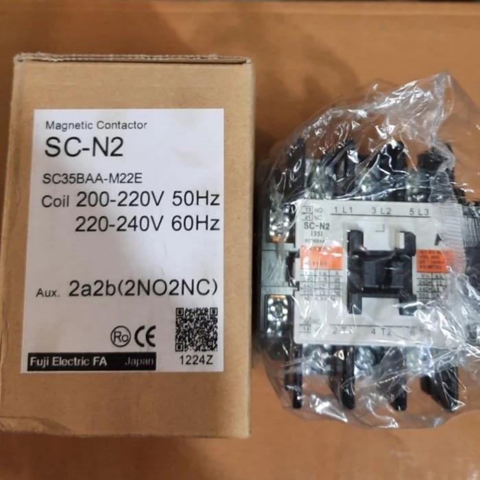 KONTAKTOR FUJI SC-N2 SCN-2 SCN2 220V ORIGINAL