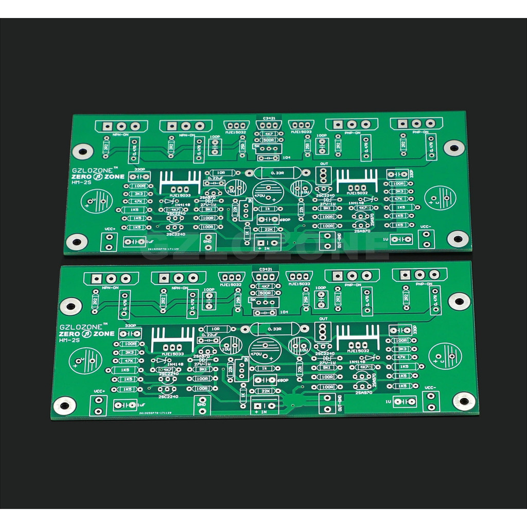 One Pair HM2S Class A Power Amplifier Bare PCB Base On KELLKSA50 Amp