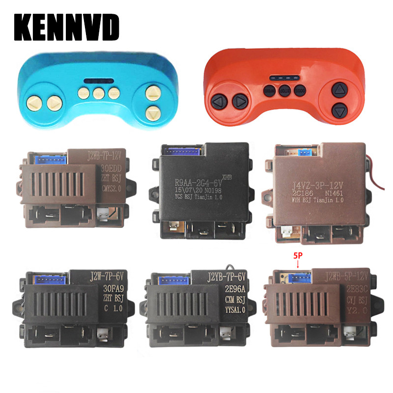 J2YB-7P-6V J2W-2P-6V12V R9AA-2G4 J4VZ-3P Ride On ildren's Electric Toys Car 2.4G Bluetooth Remote Co