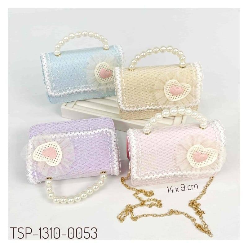 TAS SELEMPANG MUTIARA MINI RENDA LOVE