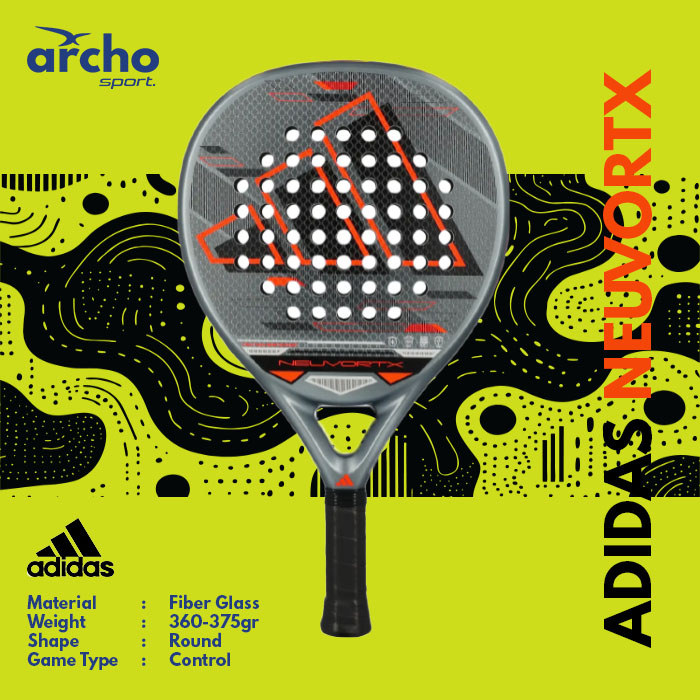 ADIDAS Neuvor TX Black Orange Padel Racket / Raket Padel - ORIGINAL 100%