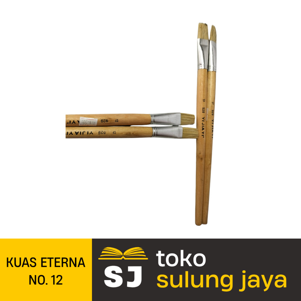 KUAS LUKIS ETERNA NO. 12 | KUAS GAMBAR ETERNA NO. 12 | ARTIST PAINT BRUSH NO. 12 | ALAT LUKIS