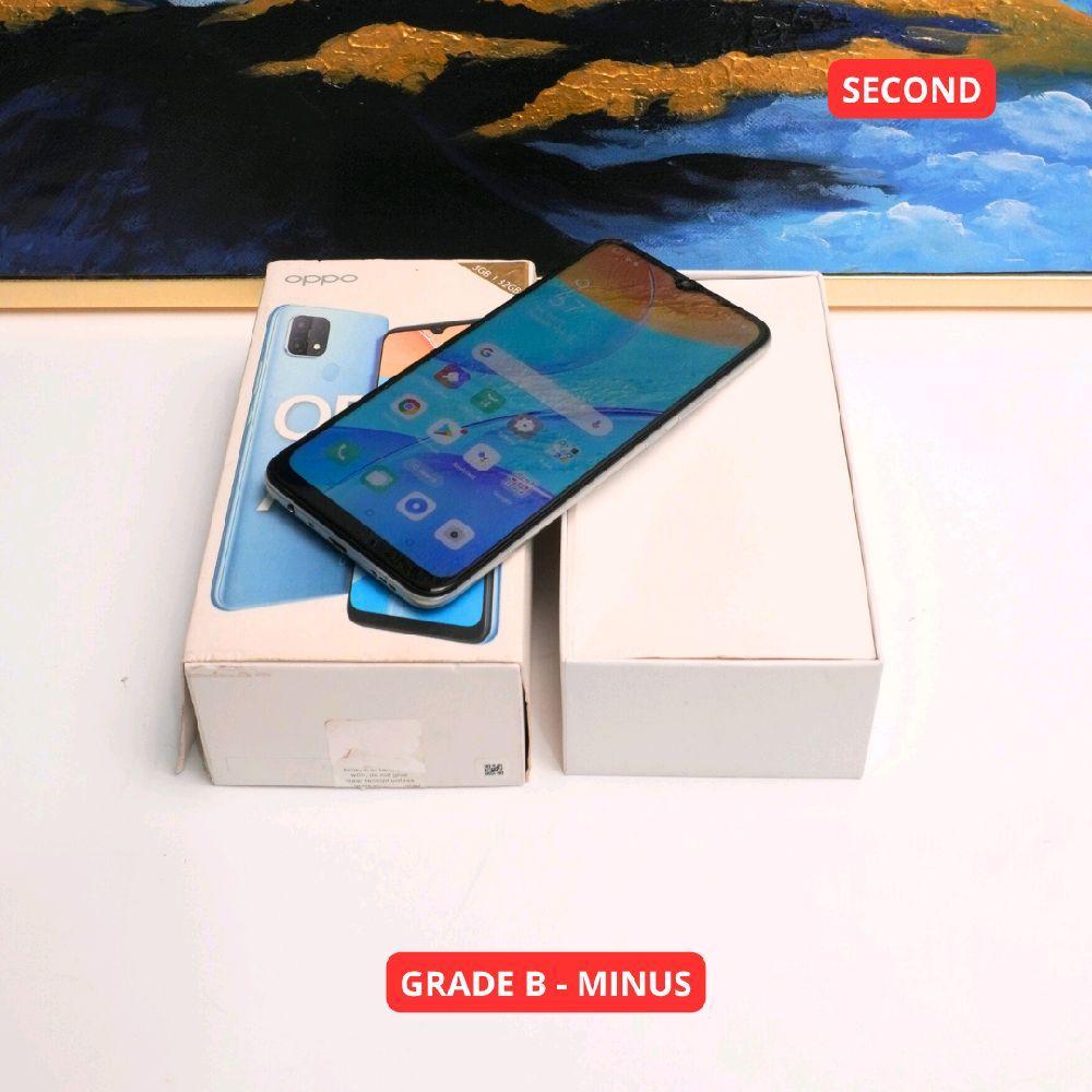 OPPO A15 3/32 GB GRADE B - MINUS HP SECOND ORIGINAL SINAR MUTIARA CELL (17111)