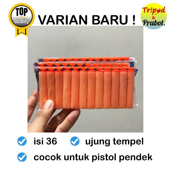 Peluru Nerf Tempel Isi 30 Pcs - ISI 36 Tempel