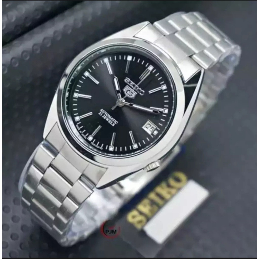 TERMURAH JAM TANGAN SEIKO 5 AUTOMATIC TANPA BATRAI RANTAI STAINLESS FREE BOX