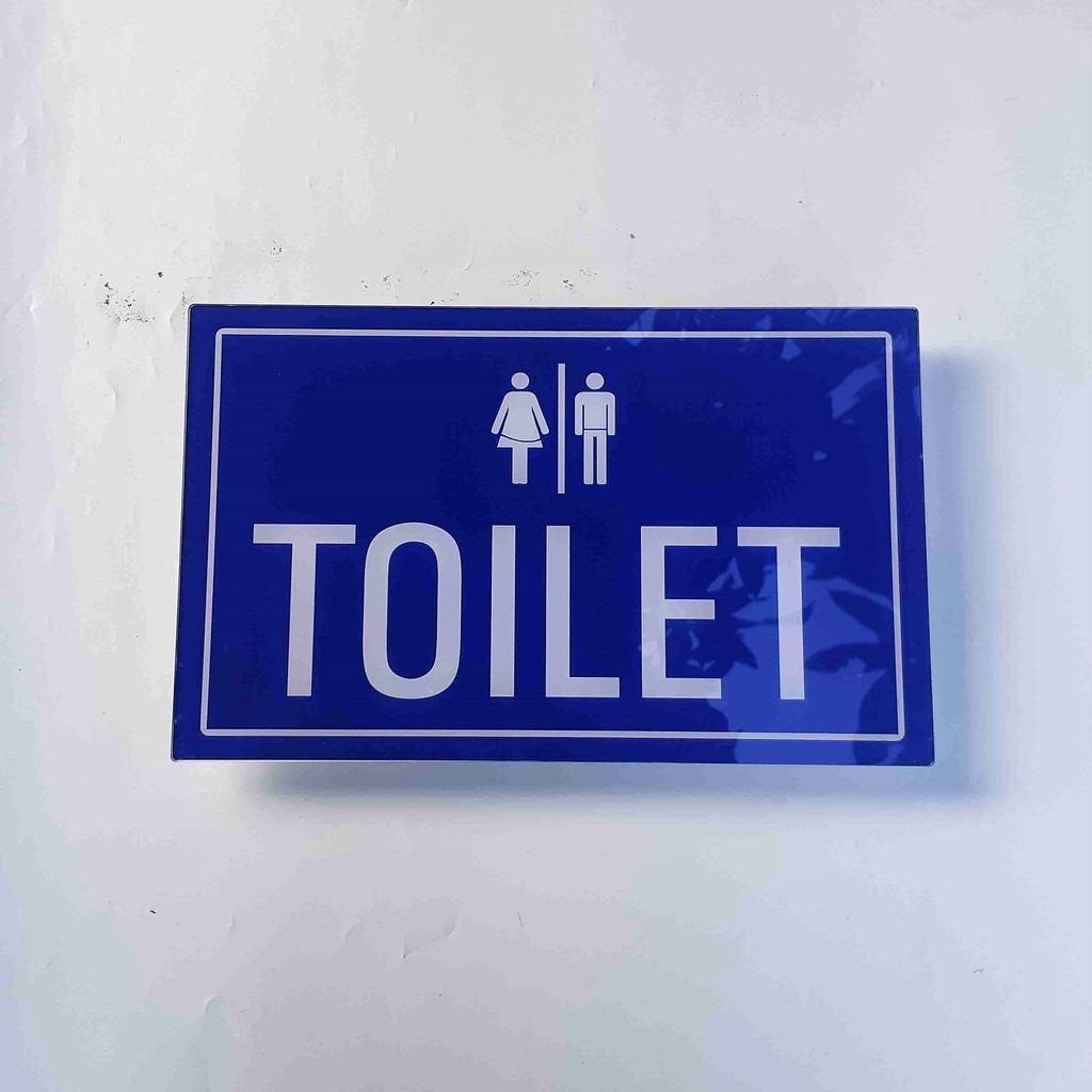 Akrilik Toilet, Akrilik Nama Ruang - Toilet, Papan Nama Ruangan