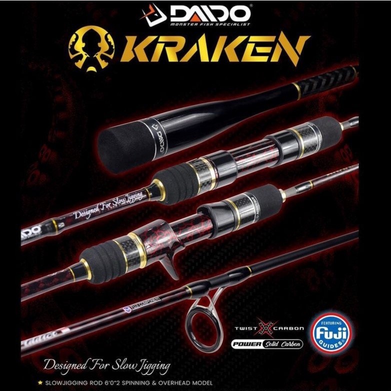 joran jigging daido kraken spinning