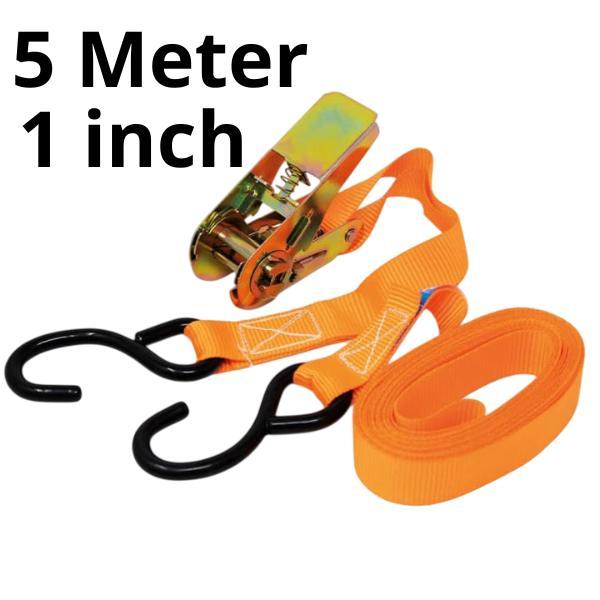 RACHET TIE DOWN CARGO LASHING TALI KREK PENGIKAT BARANG 5 - 10 METER WEBBING CARGO - 5 meter