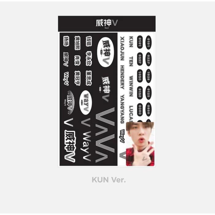 WayV 3rd Anniversary Tattoo + Sticker Set 2019 Ver. - Winwin
